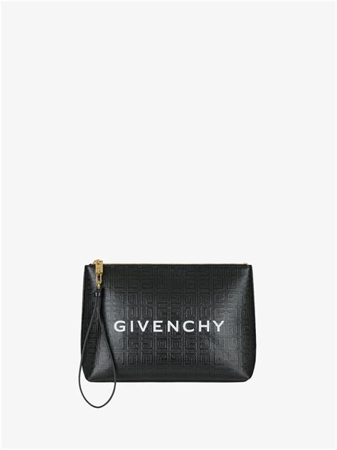 pochette à rabat givenchy 4g à dragonne en cuir|4G de luxe pour Femme .